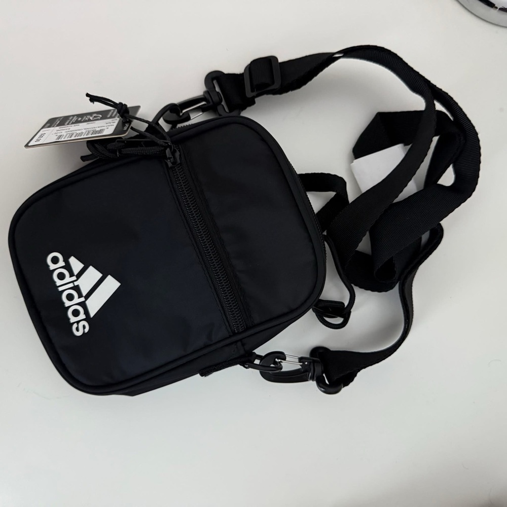 Adidas Black Belt Bag for Men